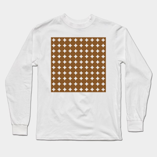 Retro Circles and Diamonds Long Sleeve T-Shirt by Makanahele